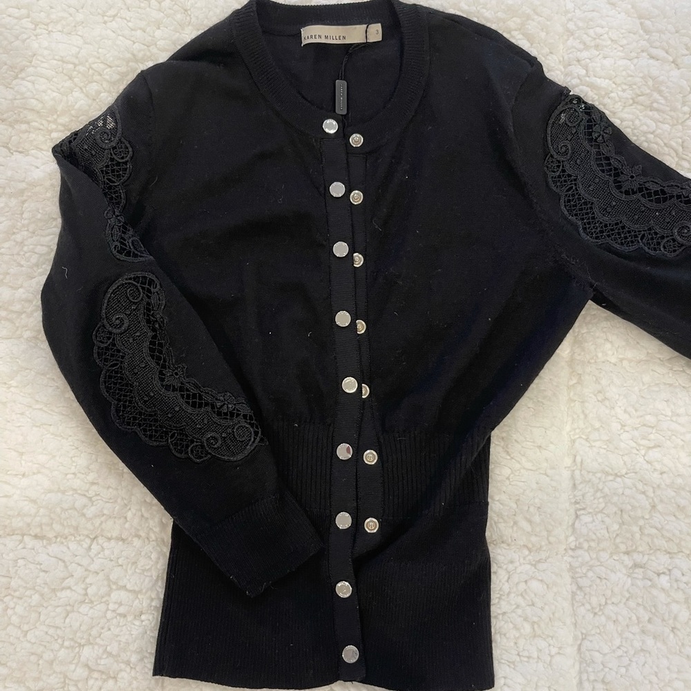 Karen millen lace cardigan